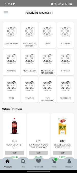 Evimizin Marketi Screenshot 1