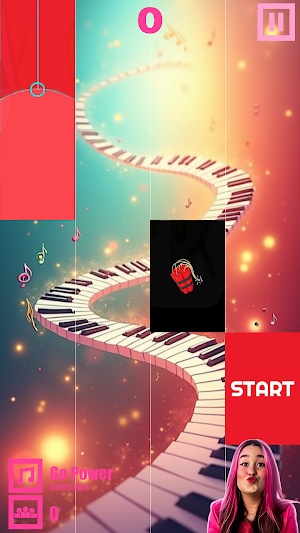 Piano Music Emilly Vick Game Screenshot 2