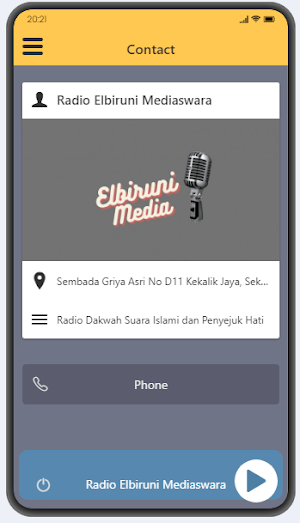 Radio Elbiruni Mediaswara Screenshot 1