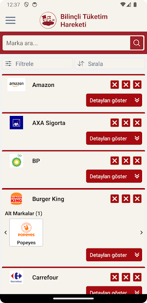 Bilinçli Tüketim Hareketi Screenshot 0