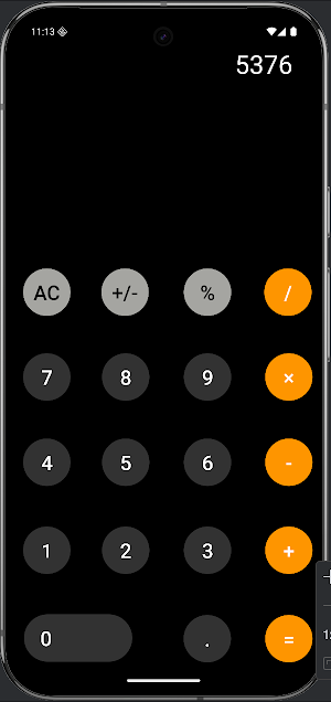 Simple Calculator App Screenshot 0