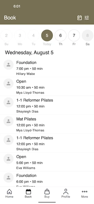 Pulse Reformer Pilates Screenshot 1