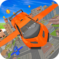 Futuristic Real Flying Car 3D