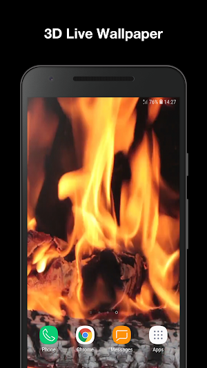 Real Fire Live Wallpaper Screenshot 0
