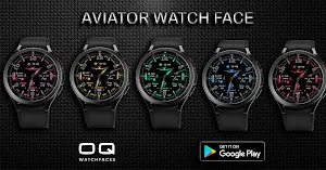 Aviator's Watchface Wear OS Screenshot 1