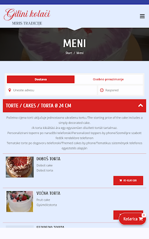 Gitini Kolači Screenshot 2