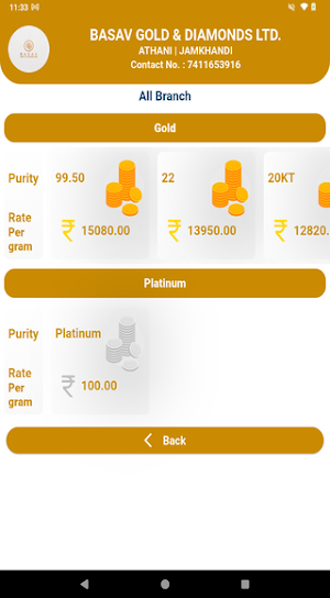 BASAV GOLD & DIAMOND LTD. Screenshot 2