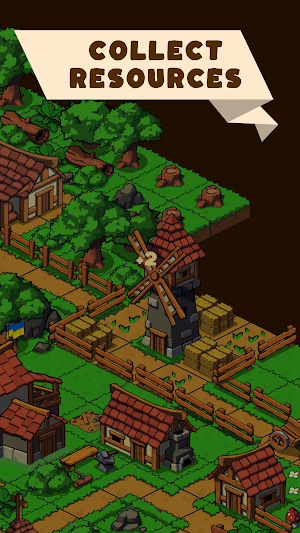 Auto village clicker idle game Screenshot 1