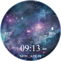 Galaxy 3D Watch Face