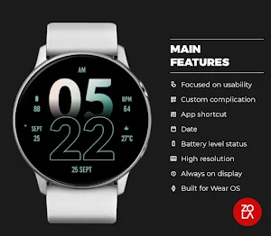 Active Snow Watch Face Screenshot 1
