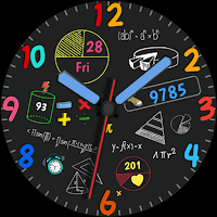 Pars Math Analog Watch Face