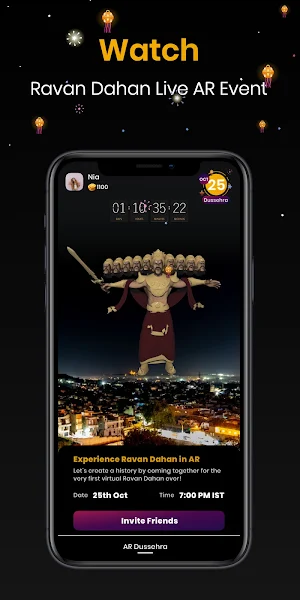 Celebr8.world: Diwali Firecrac Screenshot 1