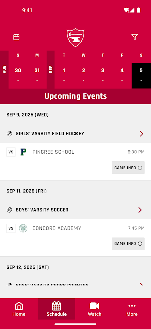 Middlesex Athletics Screenshot 1