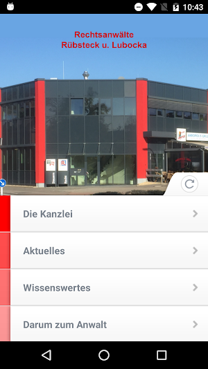 Rechtsanwälte Rübsteck Lubocka Screenshot 0