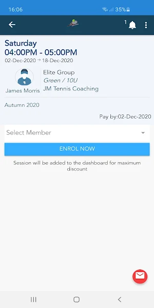 James Morris Tennis Coaching Screenshot 3