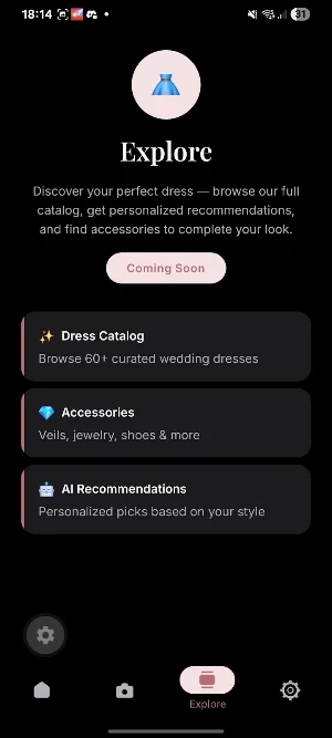 Saya: AI Wedding Stylist Screenshot 1