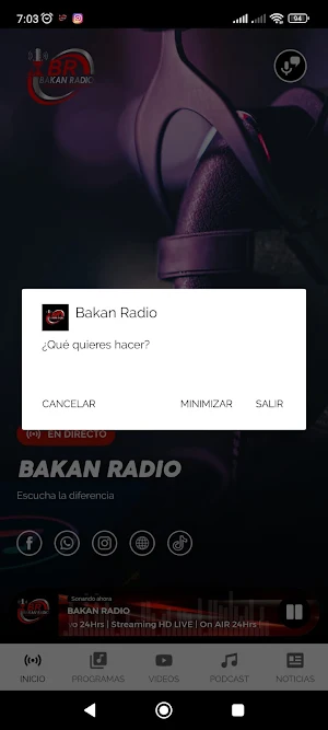 Bakan Radio Screenshot 3