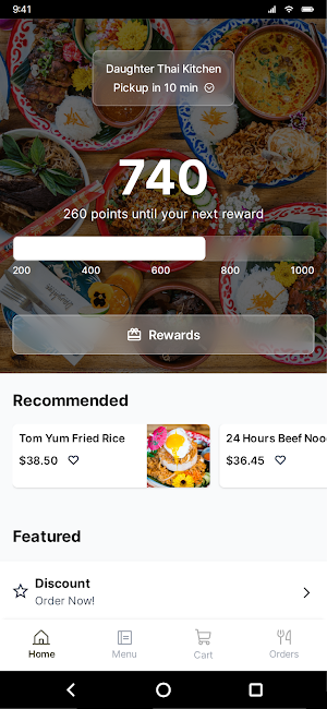 Daughter Thai Kitchen Screenshot 0