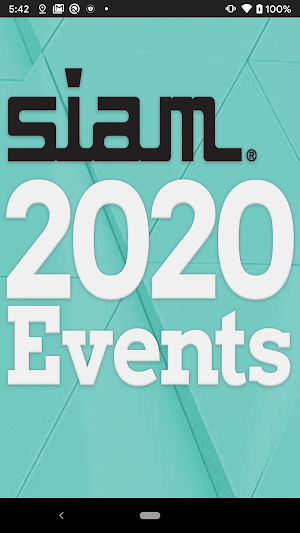 SIAM 2020 Conferences Screenshot 0