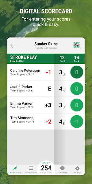 Golf GameBook - Best Golf App Screenshot 0