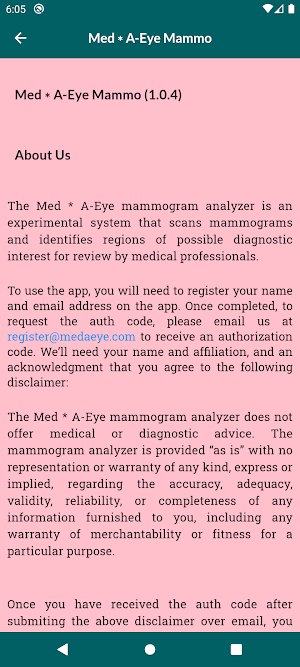Med*A-Eye Mammo Screenshot 1
