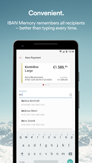 BAWAG PSK klar – Mobile Banking App Screenshot 2
