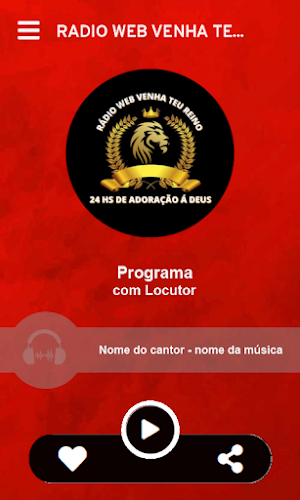 RÁDIO WEB VENHA TEU REINO Screenshot 1