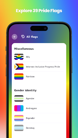 LGBTQ+ Flags: Pride & Quiz Screenshot 2
