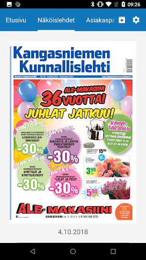 Kangasniemen Kunnallislehti Screenshot 1