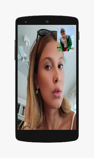 Millie Bobby Brown Fake Call Video Chat Simulation Screenshot 3