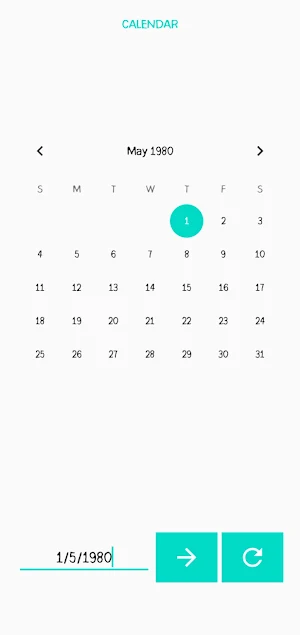 Calendar Screenshot 1