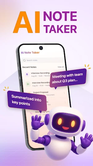 Notiz: AI Note Taker & Summary Screenshot 0