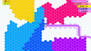 Hexa Land.io Arena grid game Screenshot 1