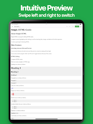 HTML Editor Screenshot 1
