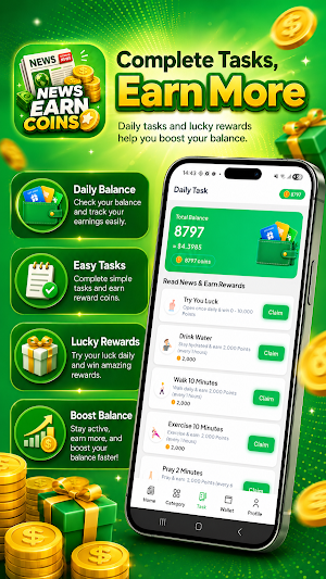 NewsPay: Read News, Earn Money Screenshot 1