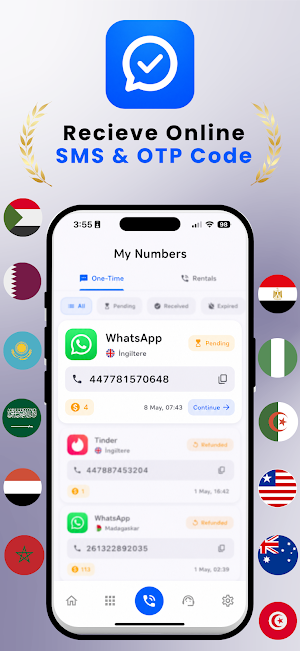 SMS & Virtual Number: OnayApp Screenshot 3