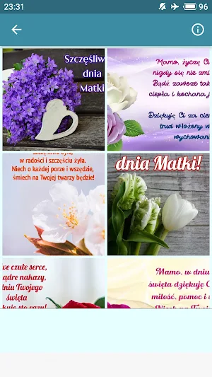 Życzenia z okazji Dnia Matki Screenshot 2