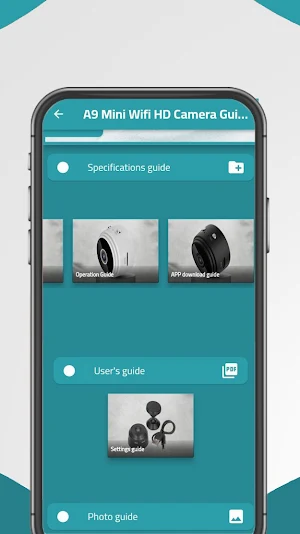 A9 Mini Wifi HD Camera Guide Screenshot 1
