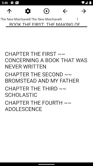 Book, The New Machiavelli Screenshot 1