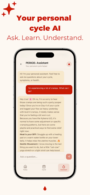 PERIOD. Cycle & Period Tracker Screenshot 3