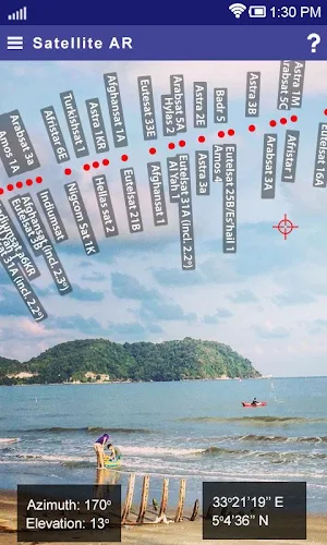 Satfinder (dishpointer) with Gyro compass Screenshot 0