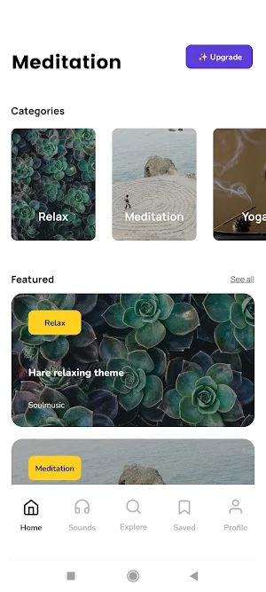 Bravo use case: Meditation Screenshot 0