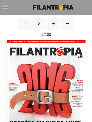 Revista Filantropia Screenshot 3