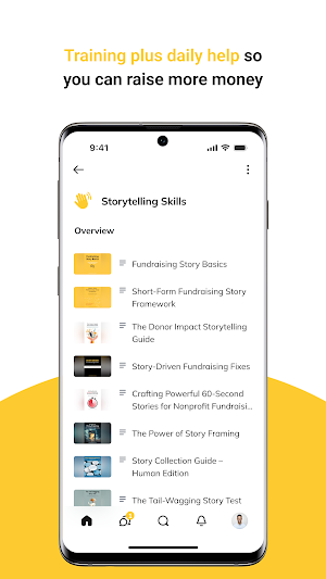 Nonprofit Storytelling Club Screenshot 2