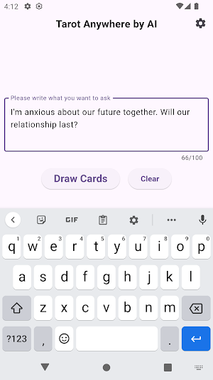 Tarot Anywhere by AI Screenshot 0