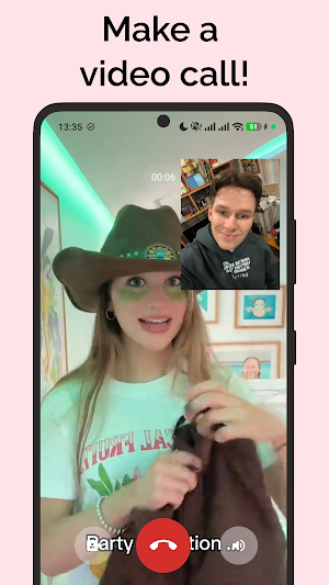 Norris Nuts Fake Call & Chat Screenshot 2