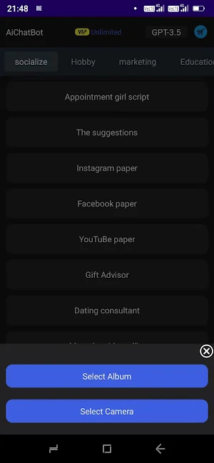 AiChat - Ask Bot & Chat Bot Screenshot 1