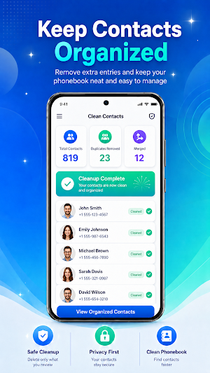 Duplicate Contacts Cleaner Screenshot 0