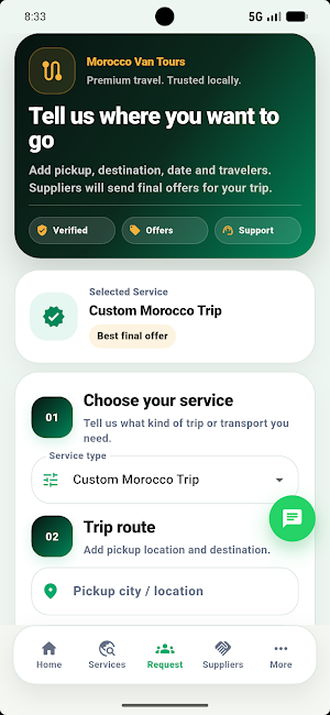 MoroccoVanTours Screenshot 2
