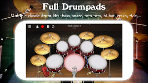 Drum Live: Real drum set drum kit music drum beat Screenshot 0